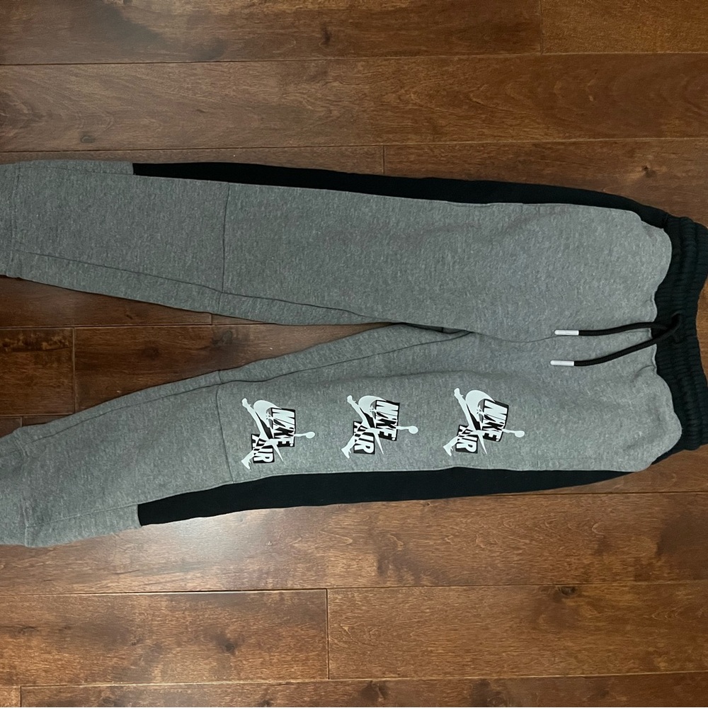 Grey Jordan Nike Air jogging pants. Size small - 8 - 10 years old.
